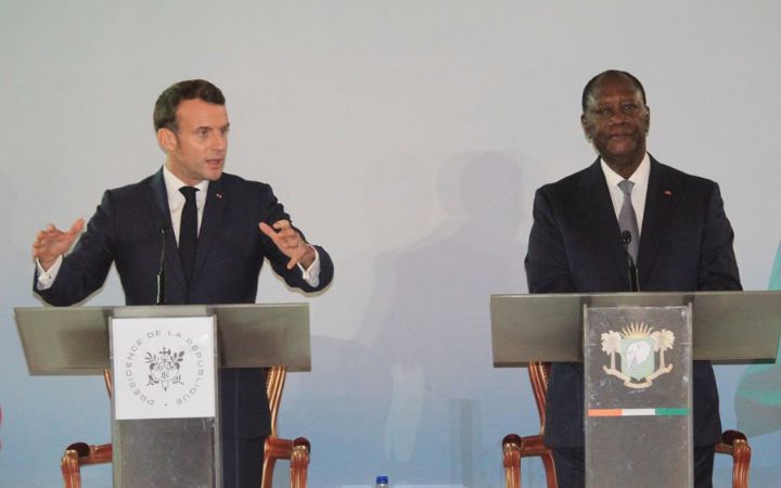 Ouattara et Macron lancent à Bouaké les travaux du plus grand marché couvert d’Afrique de l’Ouest